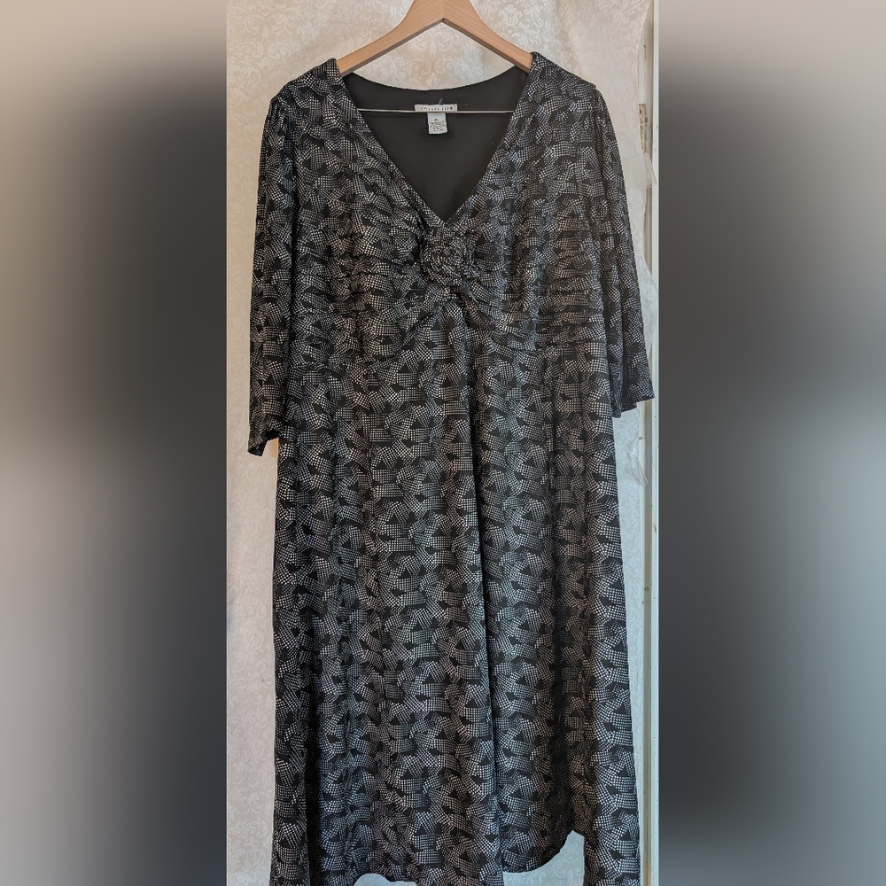 Amanda Lane Black‎ & White Dress 3X